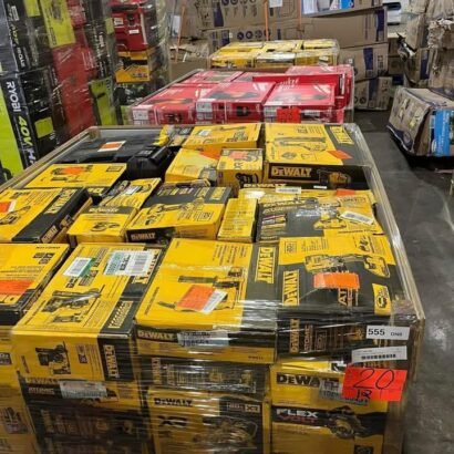Mixed DeWalt Tools Wholesale Pallet (50units at $1100)