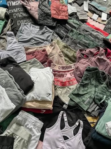 Gymshark Wholesale Clothing Pallets