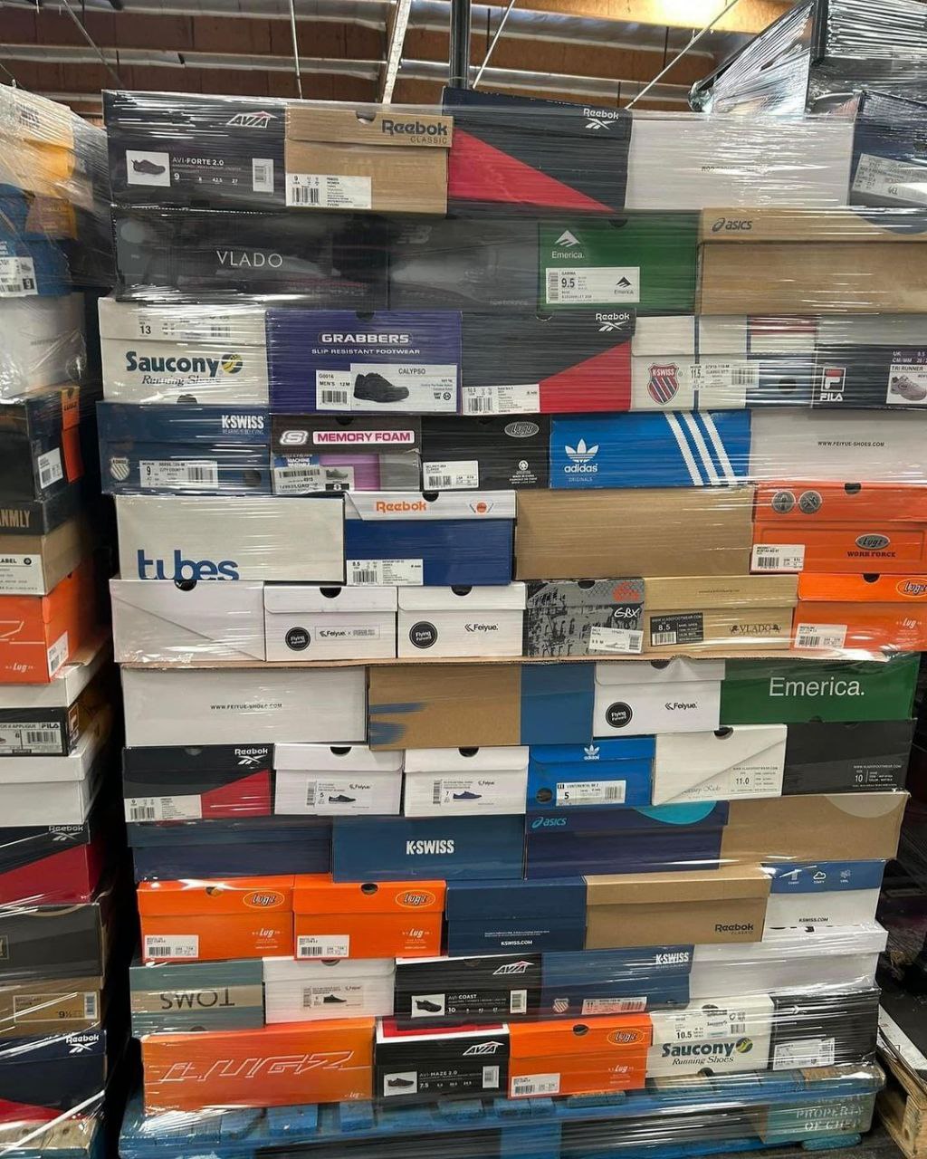 Mixed Shoes Wholesale Pallet – Brand-New Overstock Footwear at Wholesale Prices