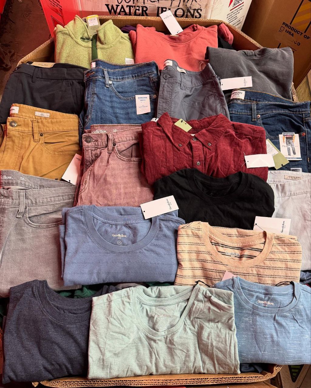 Mens Clothing Wholesale Pallet – 400 Pieces of Brand-New Overstock Clothing