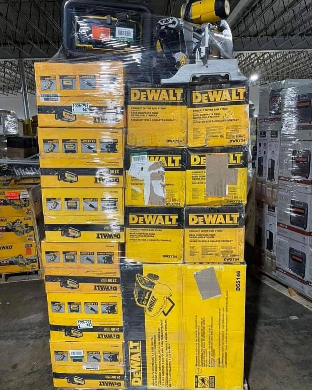 eWalt Tool Pallets | Wholesale Liquidation & Overstock Tools