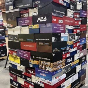 Wholesale shoe pallets with assorted footwear