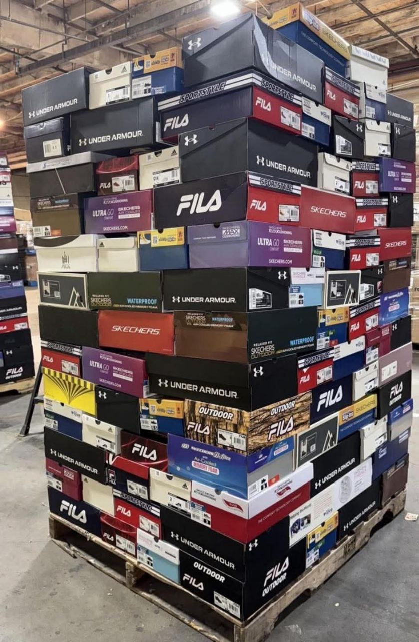 Wholesale shoe pallets with assorted footwear Wholesale shoe pallets with assorted footwear